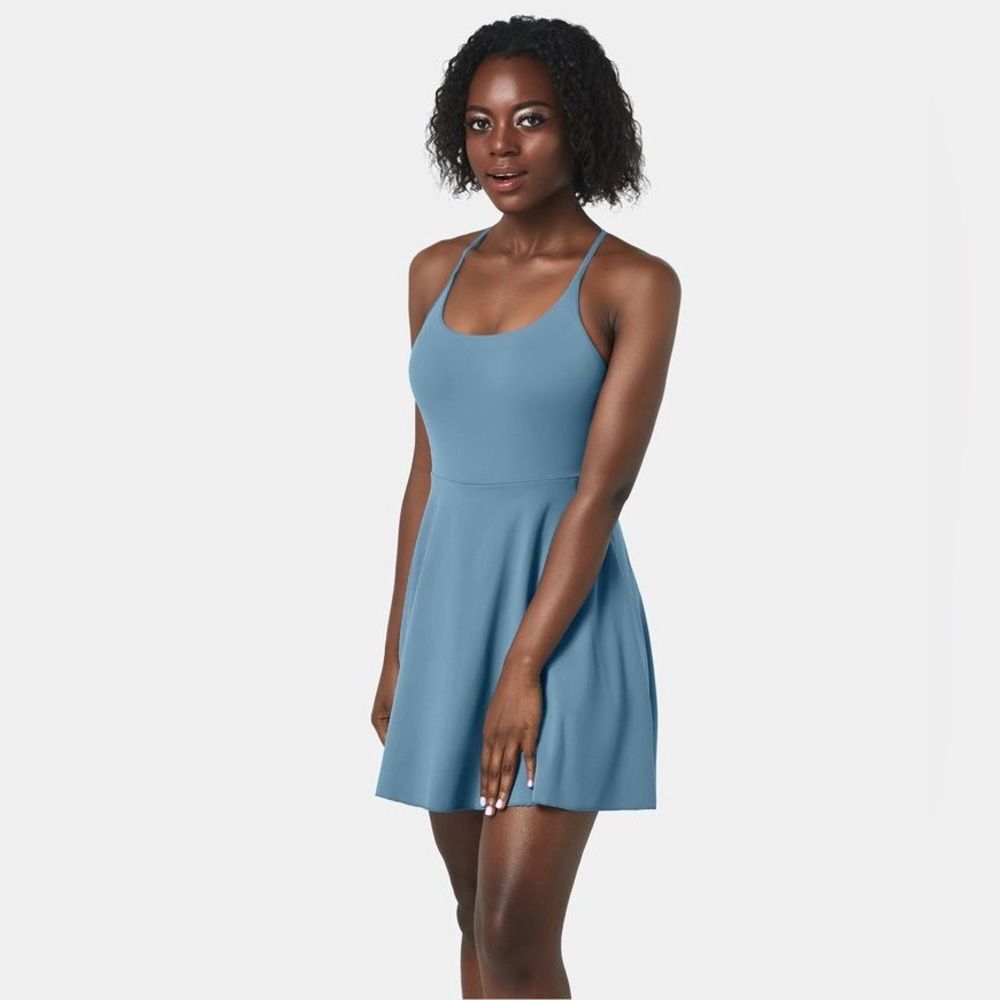 Halara Softlyzero™ Plush Adjustable Strap 2-in-1 Pocket Mini Dress